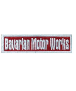 Embroidered Sew On Patch 11X3 Bmw Bavarian Motor Works Embroidered Patch Badge Applique Iron on