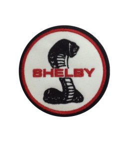Embroidered Sew On Patch 7X7 Ford Shelby Ac Cobra Mustang Embroidered Patch Badge Applique Iron on