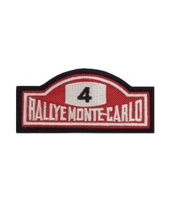 Embroidered Sew On Patch 10X4 Rallye Monte-Carlo 4 Embroidered Patch Badge Applique Iron on