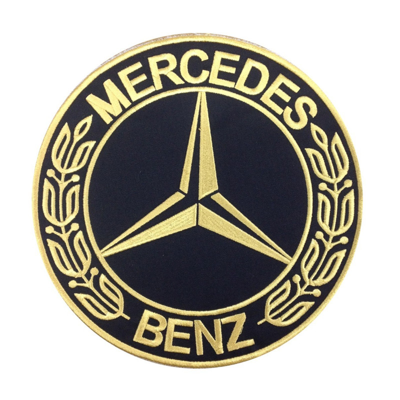22X22 Mercedes Benz Embroidered Patch Badge Applique Iron on