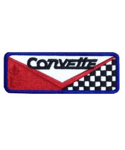 Embroidered Sew On Patch 10X3 Chevrolet Corvette Embroidered Patch Badge Applique Iron on