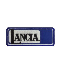 Embroidered Sew On Patch 10X4 Lancia Embroidered Patch Badge Applique Iron on