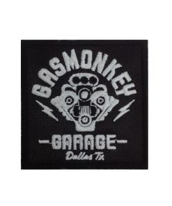 7X7 Gas Monkey Garage Dallas Texas Embroidered Patch Badge Applique Iron on
