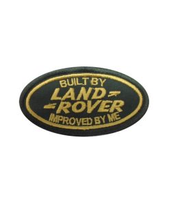 9X5 Built By Land Rover Improved Me Embroidered Patch Badge Applique Iron on