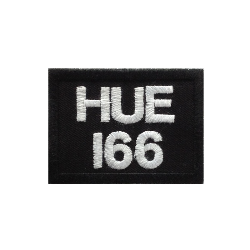 6X4 Hue 166 Land Rover 1º License Plate Embroidered Patch Badge Applique Iron on