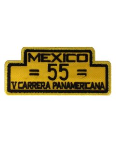 10X4 Porsche 550 Spyder 5º Carrera Panamericana 1954 Embroidered Patch Badge Applique Iron on