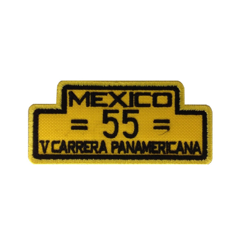 10X4 Porsche 550 Spyder 5º Carrera Panamericana 1954 Embroidered Patch Badge Applique Iron on