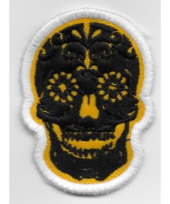 7X5 Sugar Skull Embroidered Patch Badge Applique Iron on