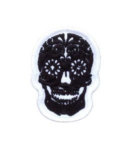 7X5 Sugar Skull Embroidered Patch Badge Applique Iron on