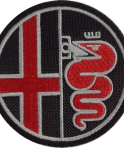 7X7 Alfa Romeo Embroidered Patch Badge Applique Iron on