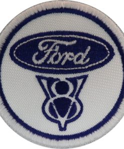 6X6 Ford V8 Embroidered Patch Badge Applique Iron on