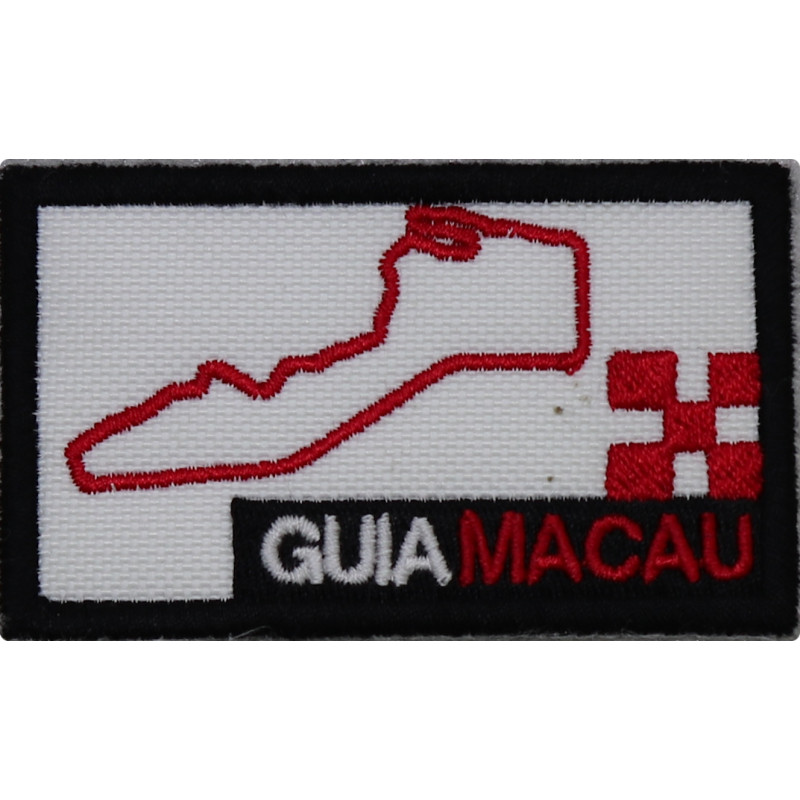 7X4 Macau Embroidered Patch Badge Applique Iron on