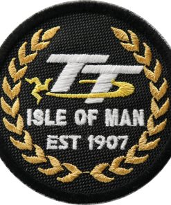7X7 Tt Isle Of Man Embroidered Patch Badge Applique Iron on
