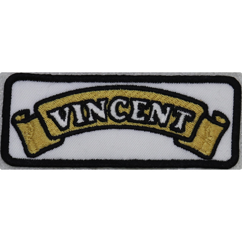 10X4 Vincent Embroidered Patch Badge Applique Iron on