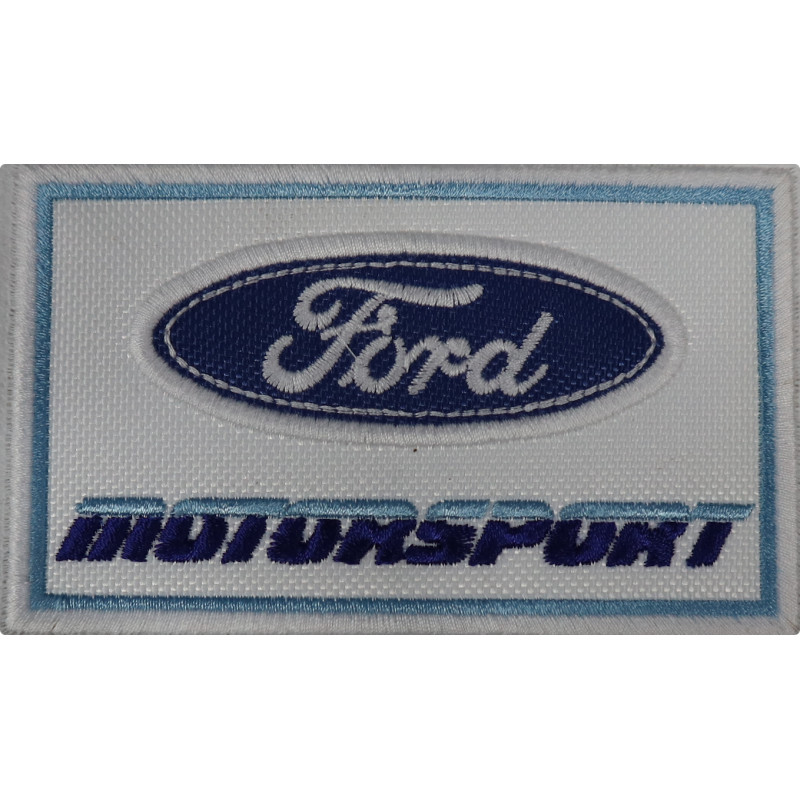 10X6 Ford Motorsport Embroidered Patch Badge Applique Iron on