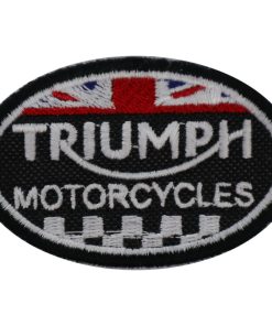 7X4 Triumph Motorcycles Embroidered Patch Badge Applique Iron on