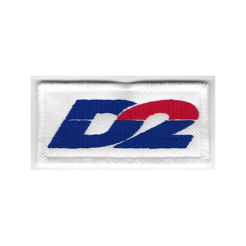 8X4 D2 Racing Sport Embroidered Patch Badge Applique Iron on