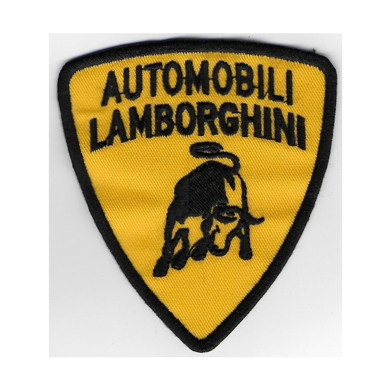 9X8 Automobili Lamborghini Embroidered Patch Badge Applique Iron on