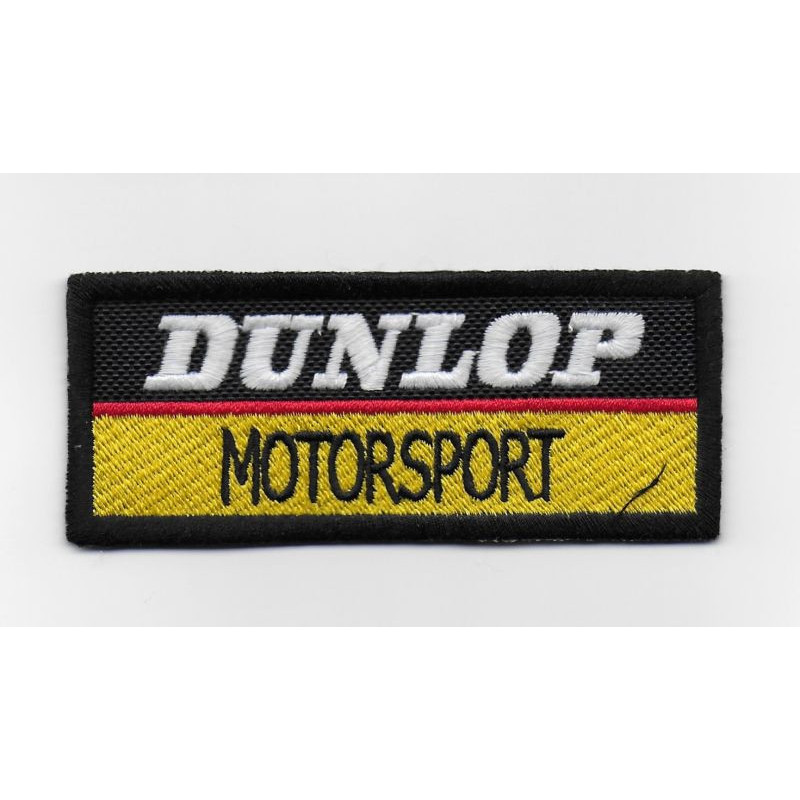 10X4 Dunlop Motorsport Embroidered Patch Badge Applique Iron on