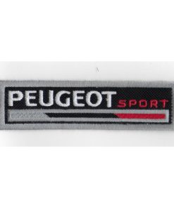 Embroidered Sew On Patch 11X3 Peugeot Sport Embroidered Patch Badge Applique Iron on