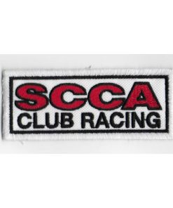 7X7 Scca Sport Car Club Of America Embroidered Patch Badge Applique Iron on