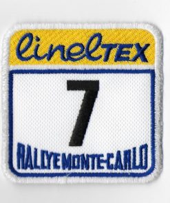 7X7 Rallye Monte Carlo 7 Lineltex Embroidered Patch Badge Applique Iron on
