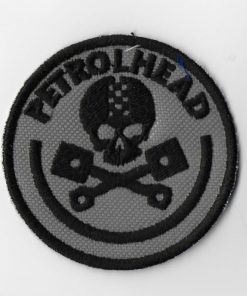 7X7 Petrolhead Petrol Head Embroidered Patch Badge Applique Iron on