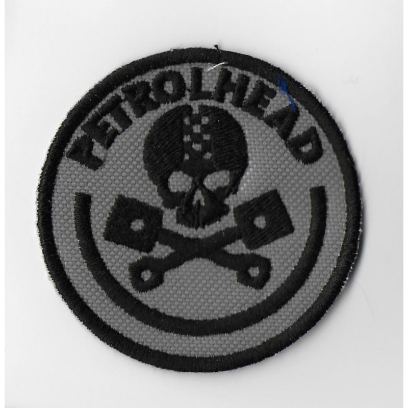 7X7 Petrolhead Petrol Head Embroidered Patch Badge Applique Iron on