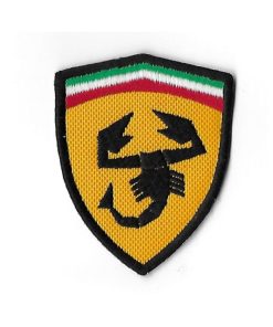 Mx54Mm Abarth Embroidered Patch Badge Applique Iron on