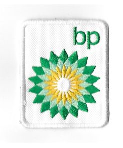 74Mmx59Mm Bp British Petroleum Embroidered Patch Badge Applique Iron on