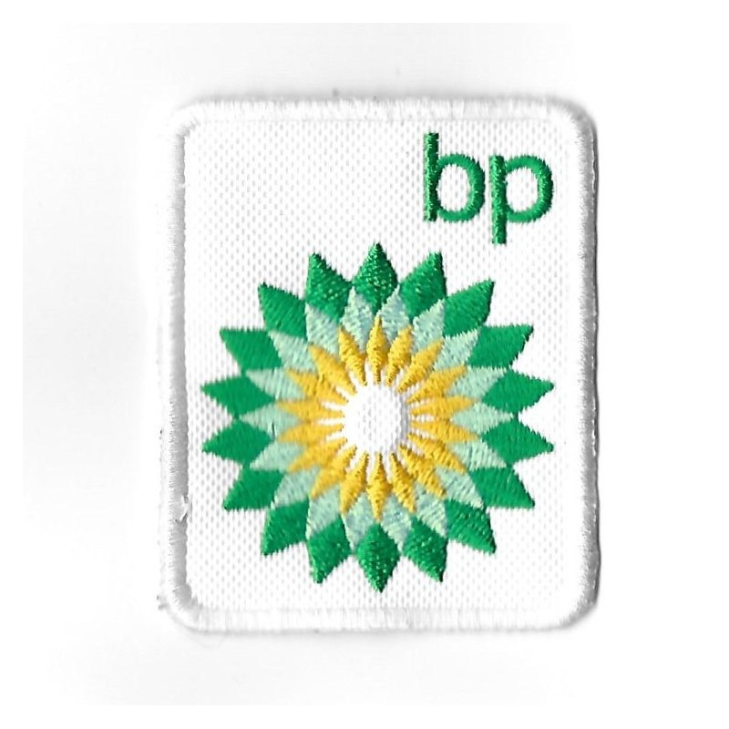 74Mmx59Mm Bp British Petroleum Embroidered Patch Badge Applique Iron on