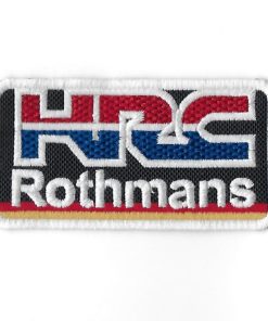 96Mmx51Mm Honda Rothmans Hrc Racing Team Embroidered Patch Badge Applique Iron on
