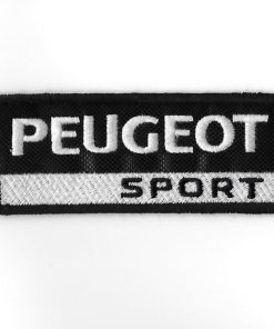 Peugeot Sport 100Mmx40Mm Embroidered Patch Badge Applique Iron on