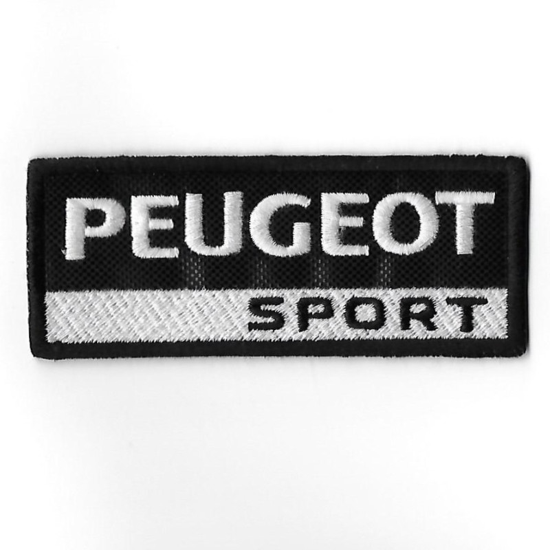 Peugeot Sport 100Mmx40Mm Embroidered Patch Badge Applique Iron on