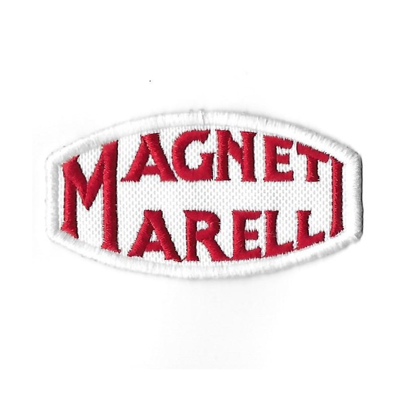 79Mmx43Mm Magneti Marelli Branco Embroidered Patch Badge Applique Iron on