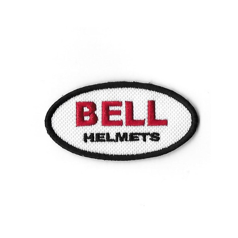 64Mmx34Mm Bell Helmets Embroidered Patch Badge Applique Iron on