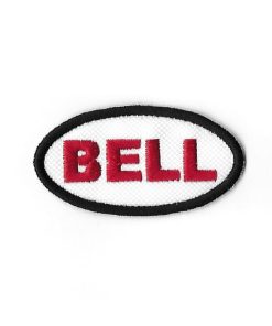 64Mmx34Mm Bell Helmets Embroidered Patch Badge Applique Iron on