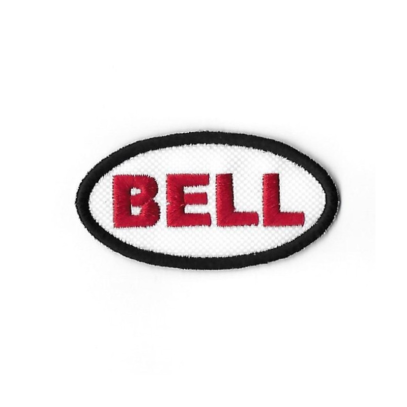 64Mmx34Mm Bell Helmets Embroidered Patch Badge Applique Iron on