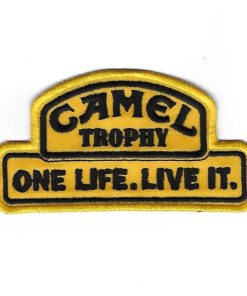 125Mmx69Mm Camel Trophy - One Life Live It Embroidered Patch Badge Applique Iron on