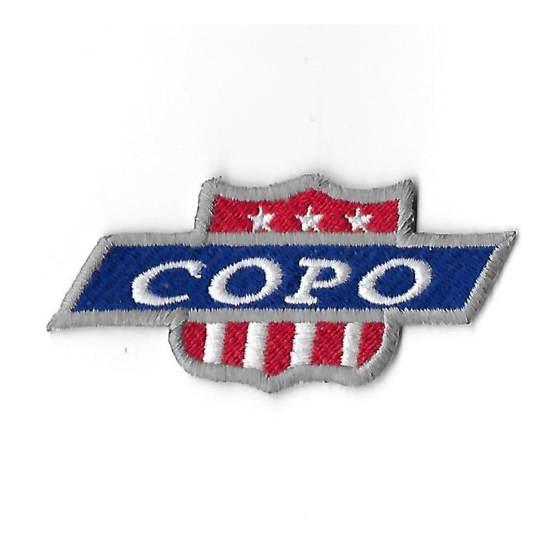 84Mmx41Mm Chevrolet Copo Embroidered Patch Badge Applique Iron on