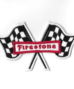 127Mmx75Mm Firestone Flags Embroidered Patch Badge Applique Iron on