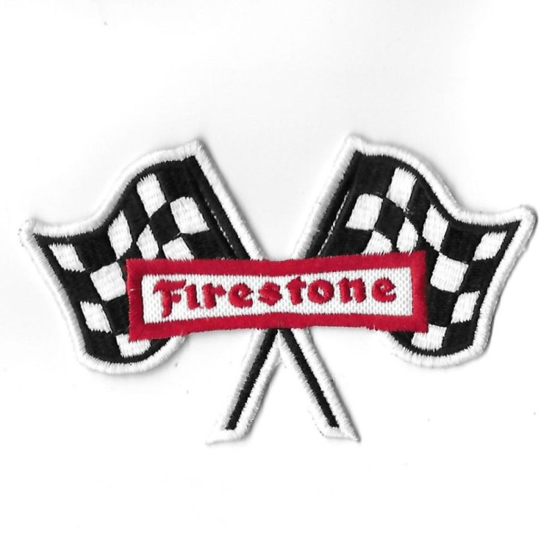 127Mmx75Mm Firestone Flags Embroidered Patch Badge Applique Iron on
