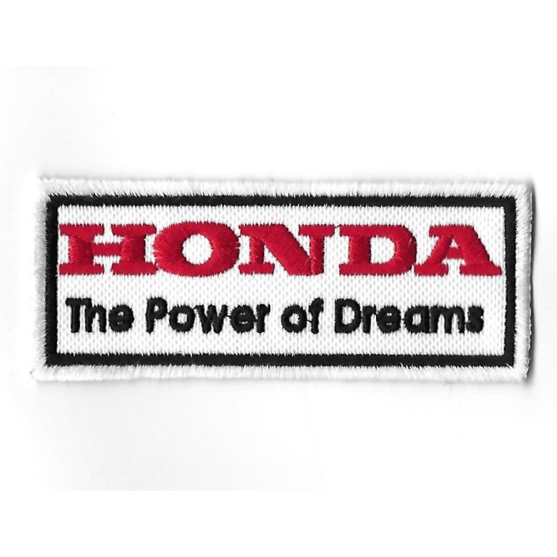 100Mmx40Mm Honda The Power Of Dreams Embroidered Patch Badge Applique Iron on