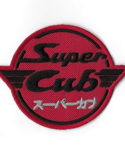 100Mmx80Mm Honda Super Cub Embroidered Patch Badge Applique Iron on