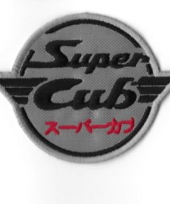 100Mmx80Mm Honda Super Cub Embroidered Patch Badge Applique Iron on
