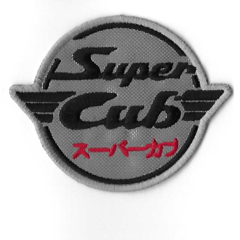 100Mmx80Mm Honda Super Cub Embroidered Patch Badge Applique Iron on