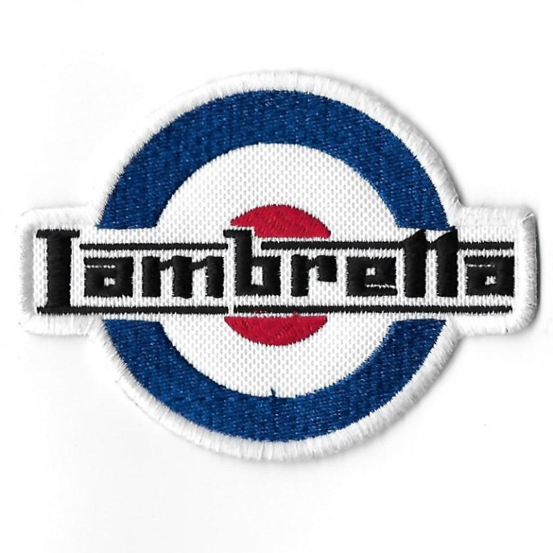 98Mmx74Mm Lambretta Italia Embroidered Patch Badge Applique Iron on