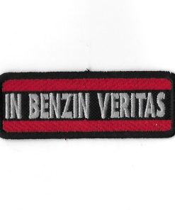 97Mmx35Mm In Benzin Veritas Embroidered Patch Badge Applique Iron on