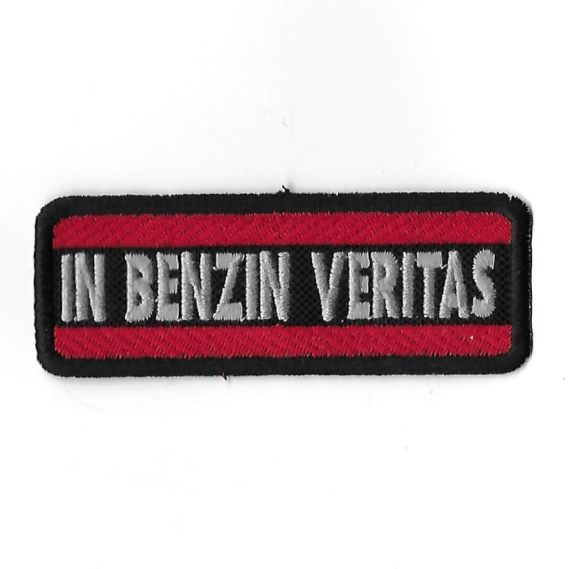 97Mmx35Mm In Benzin Veritas Embroidered Patch Badge Applique Iron on