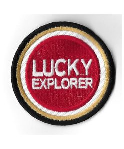 70Mmx70Mm Lucky Explorer Embroidered Patch Badge Applique Iron on